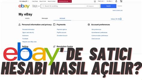 eBay Hesabı Nasıl Açılır?