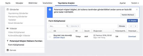 Potansiyel Müşteriler Formu Reklamı Nasıl Yapılır?